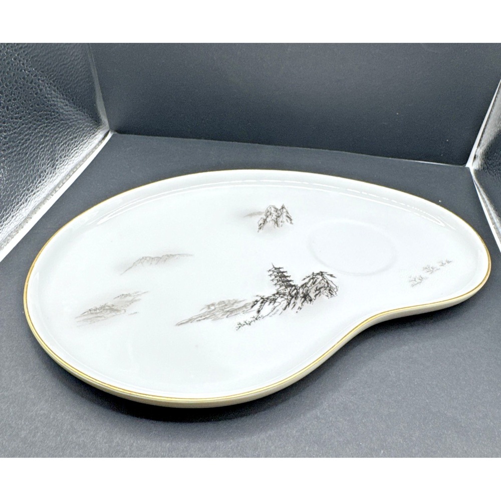 Fukagawa Arita Porcelain Coffee Cup/Tea Cup Plates In Pattern‎ #903